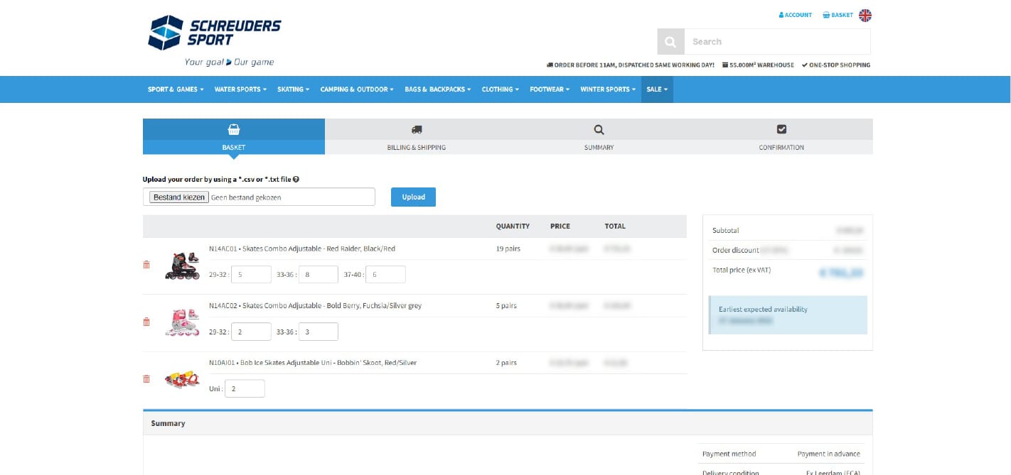CSV Upload