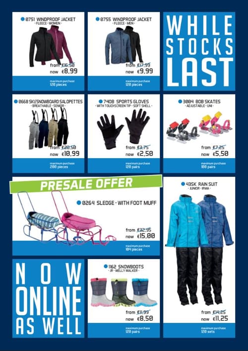 2018 flyer pre-sale