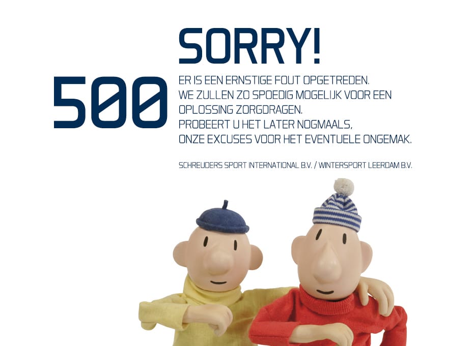 error 500 outside sitecore