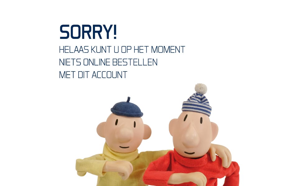 kan niet online bestellen